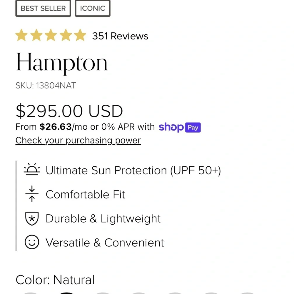 Eric Javits Hampton Hat - Picture 2 of 14